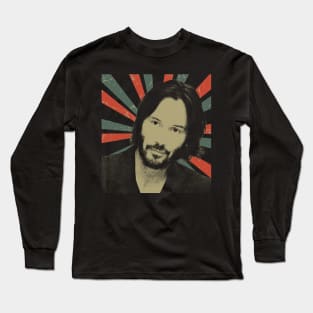Keanu Reeves || Vintage Art Design || John Wick Long Sleeve T-Shirt
